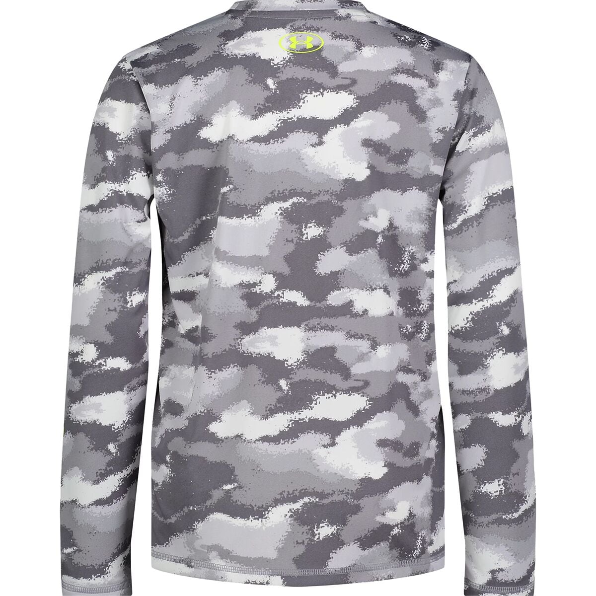 Under Armour Boys' Dissolve Camo Logo UPF Long-Sleeve Shirt